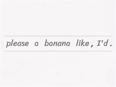 i'd like/ Would you like...?