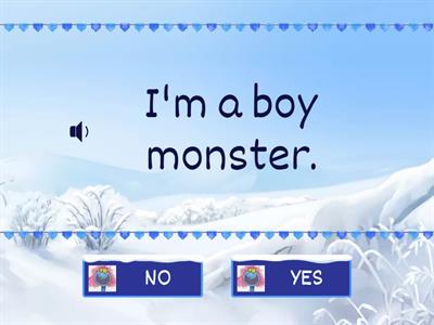 Kid's Box 1 un 6 Monster face