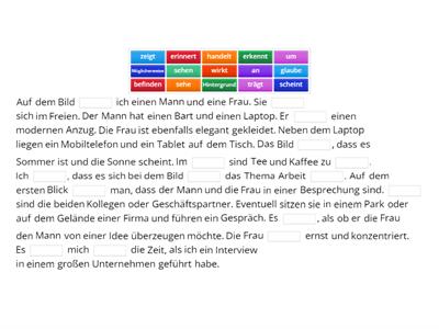 Muster Bildbeschreibung B1