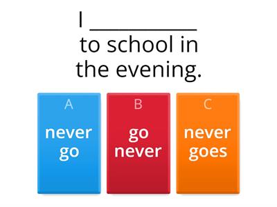 ADVERBS OF FREQUENCY 1