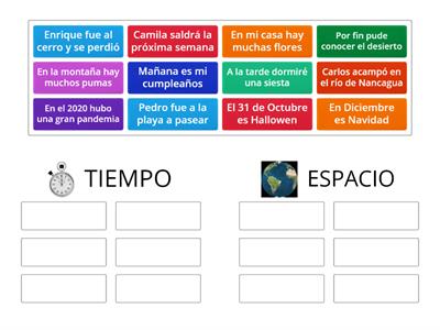 TIEMPO y ESPACIO