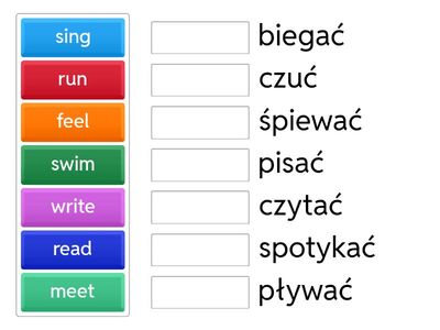 memory master klasa 4 verbs