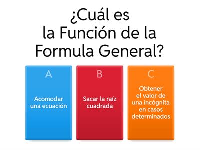 Concurso de Preguntas "Formula General"