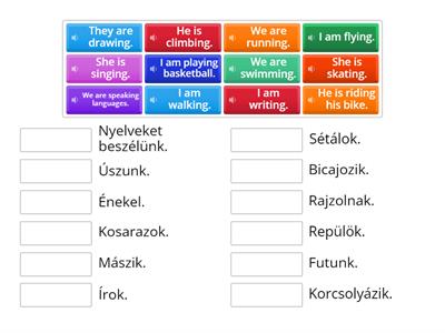 Present Continuous - Projec Explore Starter 1 Unit 4