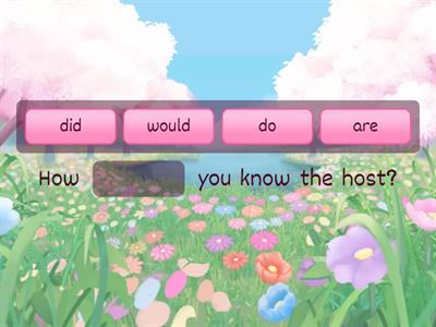 Missing words. Small talk