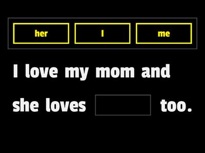 Object pronouns