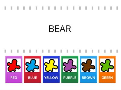  BROWN BEAR-colour match