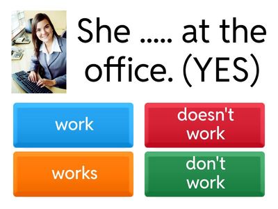 Present Simple positive negative