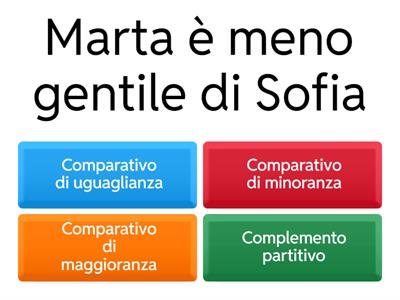 COMPLEMENTO DI PARAGONE