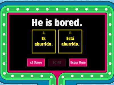 ¿SER o ESTAR? - Y7 Revision