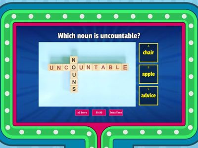 B1: Unit 1 - Countable and Uncountable Nouns - Practice