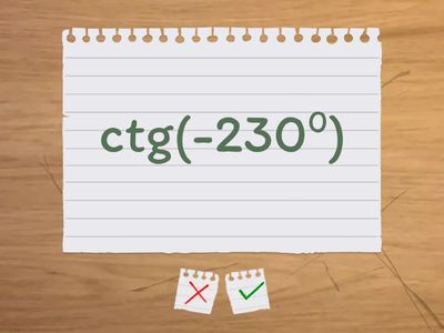 Знаки тригонометричних функцій