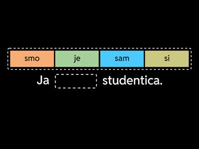 Pomoćni glagol biti 