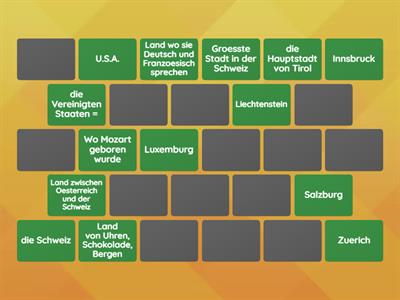 DEUTSCH II - Memory Quiz Review