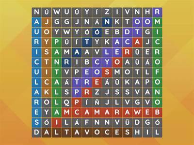 Sopa de Letras 1º ESO