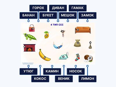 Чтение слов 4 типа ССС