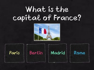 Countries and Capitals Quiz