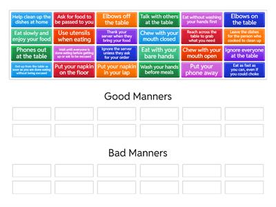 Table Manners