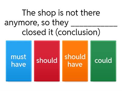 modals of evaluation