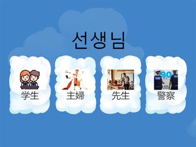 직업을 찾아요. (퀴즈)-일본어