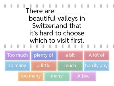 Quantifiers B1 Speak Out Globetrotters