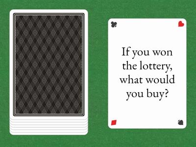 2nd conditional - Speaking 