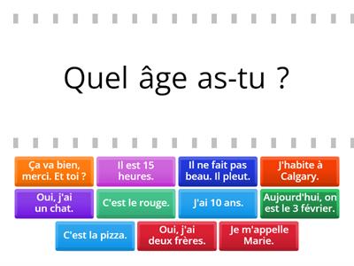 Teens A1 part 2 - les questions