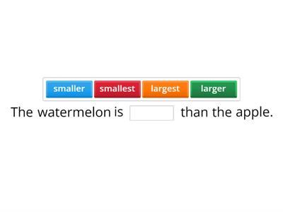 use the comparative and superlative in sentences