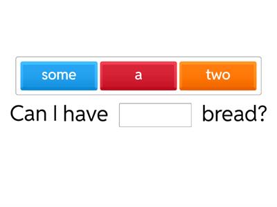 Can I...with count and noncount