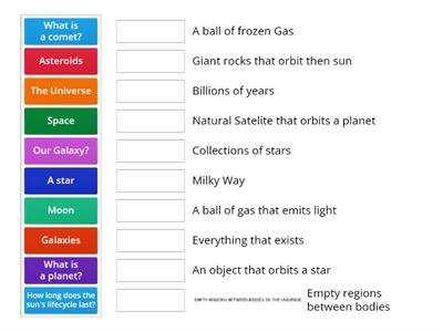 Celestial Bodies JC Science