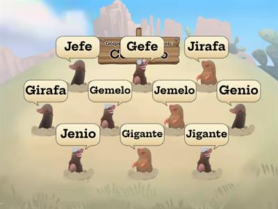 El sonido g y el sonido j