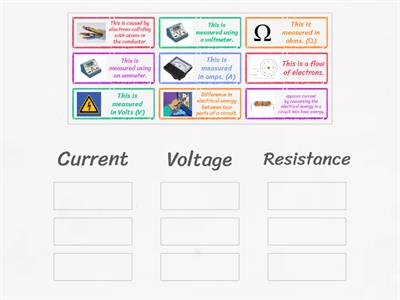 Current, Voltage and Resistance 