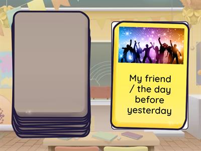 Past Simple + sentences with regular verbs