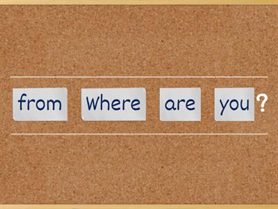 Where are you from?