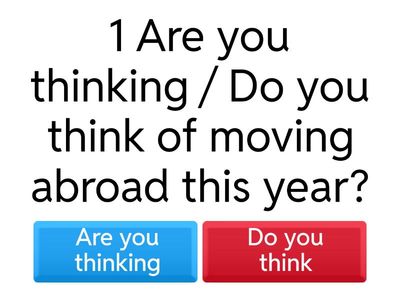 State vs Dynamic verbs