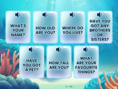 GETTING TO KNOW PEOPLE  Questions