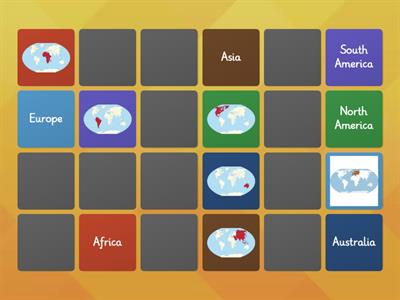 Continents and Oceans Practice