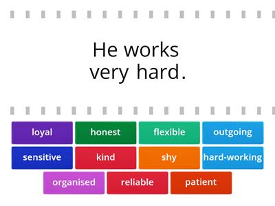 IC Adjectives describing personality