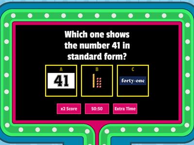 Tens and ones Game Show