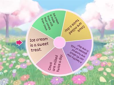 Ice Cream Phrase Reading