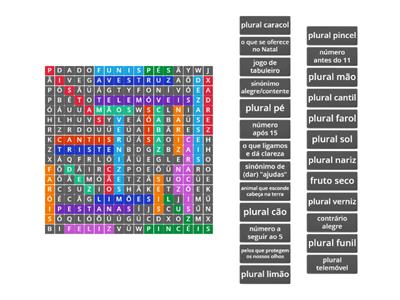 Sopa-letras /ch/ em coda