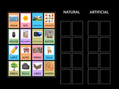 NATURAL Y ARTIFICIAL 