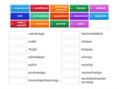 Ammatit ruotsiksi 2