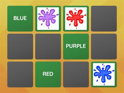 MEMORY GAME Colours