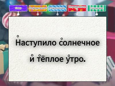 Русский язык. Члены предложения. 