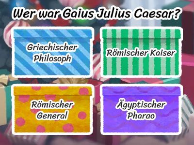 Quiz über Caesar und seine Zeit