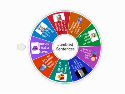 Arrange the jumbled sentences using Capitalization rules