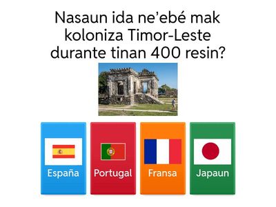 Kuiz Istória Timor-Leste ba Labarik sira