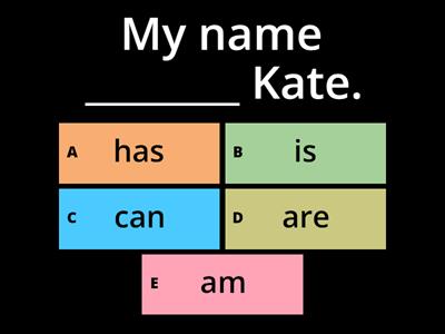  am is are have/has can