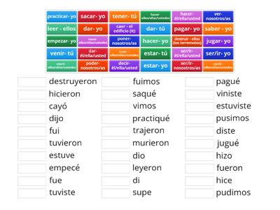Preterite Irregulars
